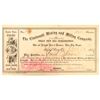 Image 1 : Cincinnati Mining & Milling Co. Stock [191383]