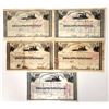 Image 1 : Baltimore and Ohio RR Stocks, 4, 1850's-90's [192754]