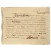 Image 1 : North American Land Company Stock Signed by Founding Father Robert Morris [197907]
