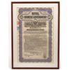 Image 1 : Royal Siamese Govt. Framed Attractive Bond [194822]