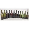 Image 1 : Black & Green Ale and Wine Bottles, 12 [195540]