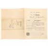 Image 1 : Boston Railroad Conductor License, 1881, Rare [189449]