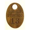 Image 1 : Omaha & Council Bluffs Street RR Luggage Tag [191333]