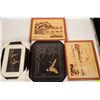 Image 2 : Chinese Wood Carving/Burning Art Lot of 36 [181180]