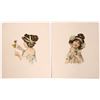 Image 1 : Victorian Woman Art Prints (2) [180146]