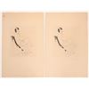 Image 3 : Intaglio Prints (4) 1 Signed by Fashion Designer 20th C. [180902]