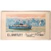 Image 1 : Bartlett Alaska Ferry Print, Hillyer Signed 1985 [180909]