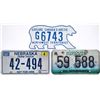 Image 1 : Polar Bear Shaped license Plate & 2 Others [197101]