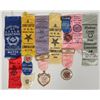 Image 1 : Fraternal Organization Pins and Ribbons from Montana 1890s (12) [197821]