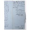 Image 2 : Mayfield Murder Trial Witness Certificate, Carson City, Nevada Territory Signed by Nye [192813]