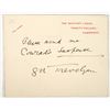 Image 2 : G M Trevelyan Autographed Postcard [196680]