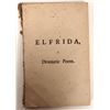 Image 1 : ELFRIDA, a Dramatic Poem by Mr. Mason 1859 London [191735]