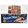 Image 1 : Fishing Ephemera: Golden Trout Box Label and Tuna Matchbooks [197880]