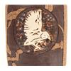 Image 3 : Hand Spun Bird Vase & Metal Bird Pattern Container [197103]
