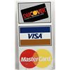 Image 1 : Discover/Visa/Mastercard Metal Sign [197100]