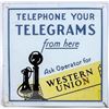 Image 1 : Western Union Metal Advertising Sign [196805]