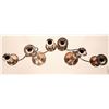 Image 2 : Silver Plate Triple Candelabra Pair & 2 Snuffers [183714]