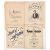 Image 1 : Autographed Sheet Music, c1876-1928 (4) [191439]