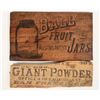 Image 1 : Misc. Box Ends: Giant Powder Co. (SF Dynamite) and Ball Fruit Jars [197887]