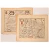 Image 1 : Engraved Maps of Spain, c1650's (2) [180169]