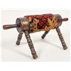 Image 2 : Vintage Tolling Pin Foot Rest with Carpet [197470]