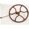 Image 2 : Cast Iron Sewing Machine Treadle Pulley [197473]