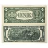 Image 2 : Mint U. S.Currency: 1957 $1 Silver Certificate/1976 $2  [197345]