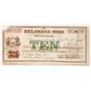 Image 1 : Delaware Mine $10 Scrip Note 1865 [192533]