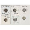 Image 1 : Mercury Dime Error Coin Group (6) [197859]