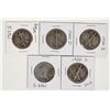 Image 1 : Walking Liberty Half Dollars 1920s (5) [197830]