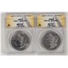 Image 1 : Morgan Dollars ANACS Certified (2) [197749]