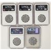 Image 2 : Idle Hour Billiard Hall Tokens (5) [197321]
