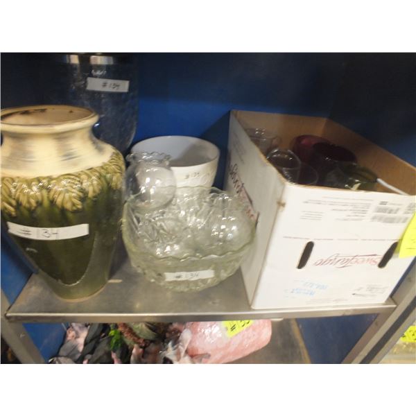 Assorted Vase's & Water Jugs