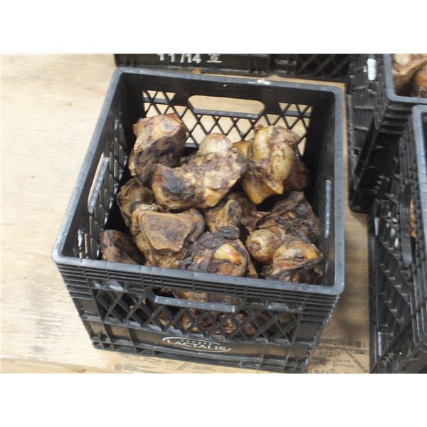 Milk Crate Of Beef Dog Bones