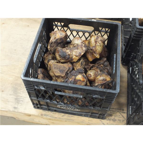 Milk Crate Of Beef Dog Bones
