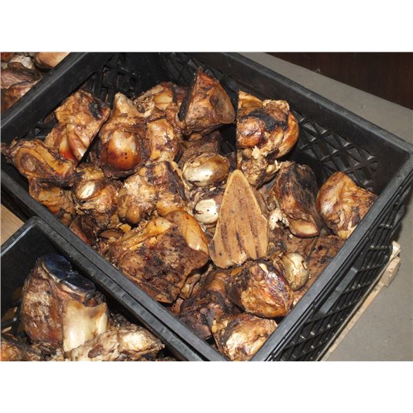 Milk Crate Of Beef Dog Bones