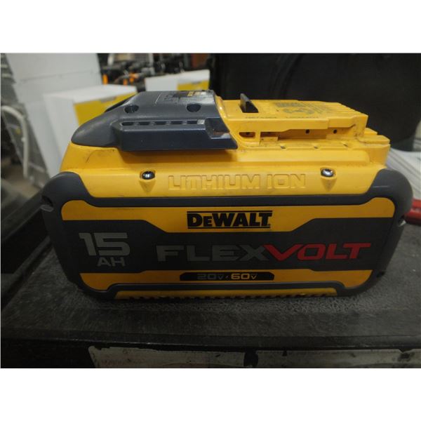 Deawlt 15 AH 20v-60v Flex Volt Battery