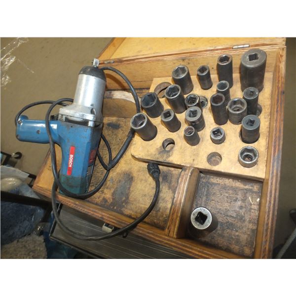 Bosch 1/2" Impact Wrench w/ Sockets