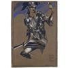 Edward Burne-Jones - Study of Perseus in Armour for The Finding of Medusa