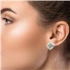 Image 5 : 18kt WG Diamond Earrings