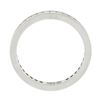 Image 8 : 18k White Gold 0.80 ctw Channel Princess Diamond Eternity Stack Wedding Band Rin