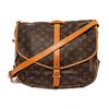 Image 1 : Louis Vuitton Brown Monogram Canvas Saumur 35 Messenger Bag