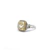 Image 3 : Platinum Fancy Yellow Diamond Ring