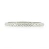 Image 6 : Antique Art Deco Tiffany & Co. Platinum Engraved Work Eternity Wedding Band Ring