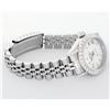 Image 4 : Rolex Ladies Quickset Stainless Steel Silver Index 18K White Gold Diamond Bezel