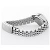 Image 5 : Rolex Ladies Quickset Stainless Steel Silver Index 18K White Gold Diamond Bezel