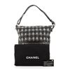 Chanel Casual Style Hobo Tweed and Quilted Aged Calfskin Large Black, Multicolor
