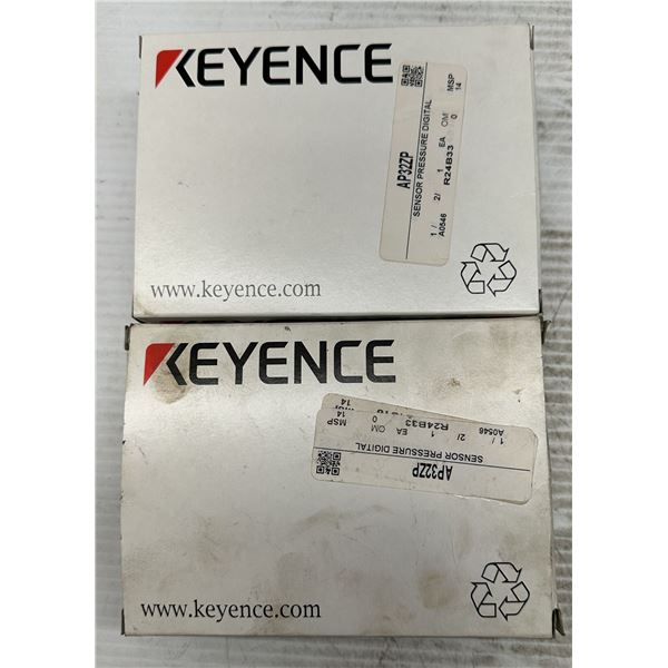 (2) Keyence #AP-32ZP Digital Pressure Sensors