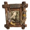 Image 4 : Assorted Collectibles: Picture Frames, Resin Bullet Skull, Jack Daniels Poster, & More