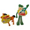 Image 2 : 2x New With Tags Gumby Dog Toys